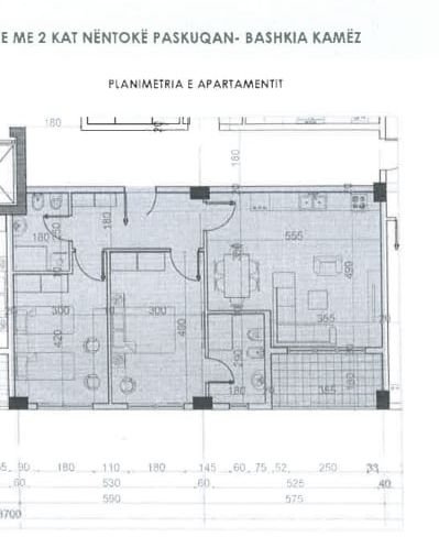 Tirane, shitet apartament 2+1 Kati 8, 117 m² 1.100 Euro/m2 (Paskuqan)