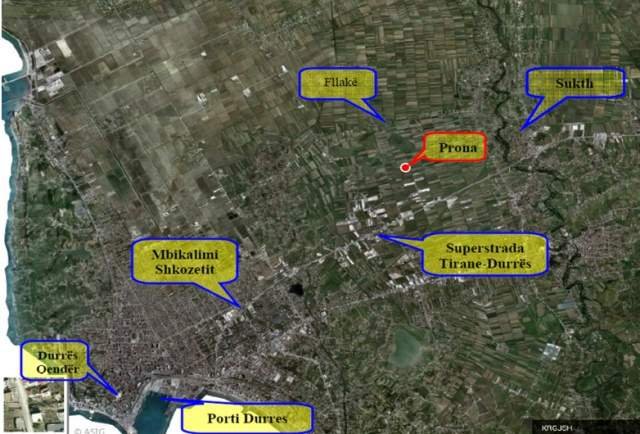Union Bank shet : Toke 6,700 m2 ne Xhafzotaj, Durres. 10,800,000 leke