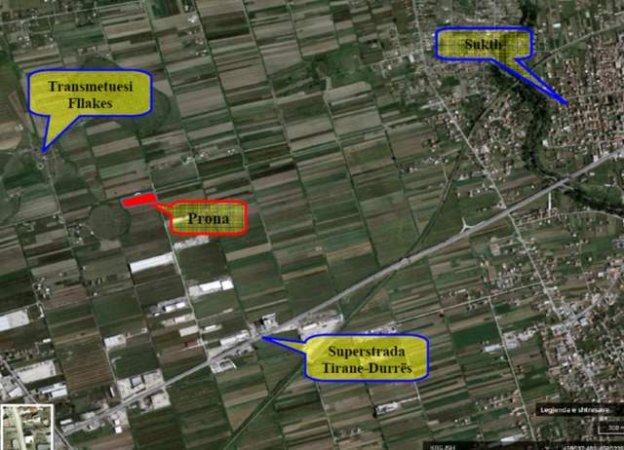 Union Bank shet : Toke 6,700 m2 ne Xhafzotaj, Durres. 10,800,000 leke