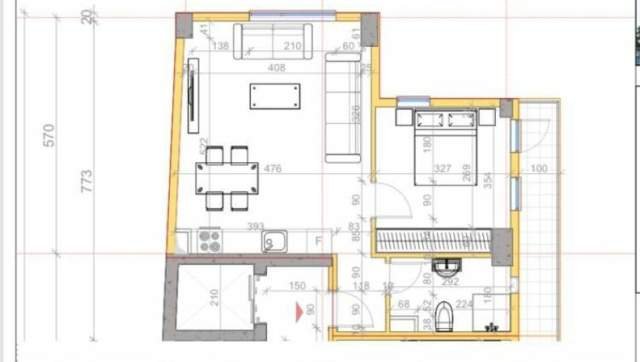 Tirane, shes apartament 1+1+2wc & BLK Kati 7, 69 m² 136.000 Euro (Rr. Drago Siliqi, Pas Amb Amerikane - 4min Rr. Elb)
