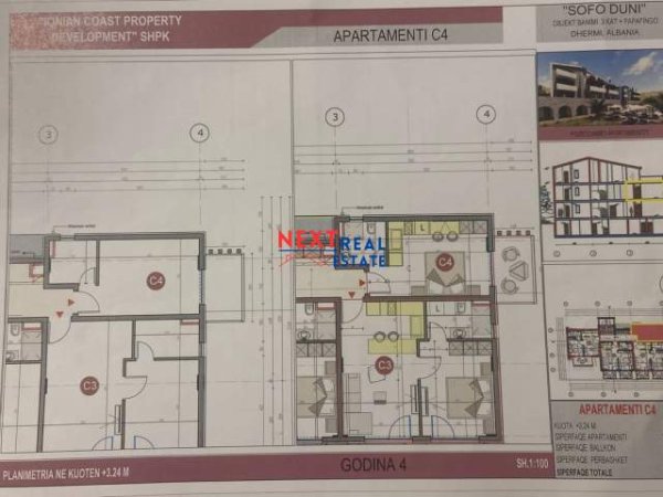 Vlore, shitet garsonier 1+1 Kati 2, 31 m² 83.830 Euro (DHERMI)