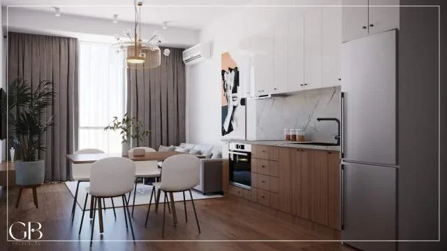 Tirane, jepet me qera apartament 1+1 Kati 2, 57 m² 460 Euro (Laprake)