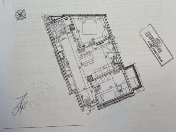 Tirane, shitet apartament 2+1 Kati 6, 77 m²  (jordan misja)
