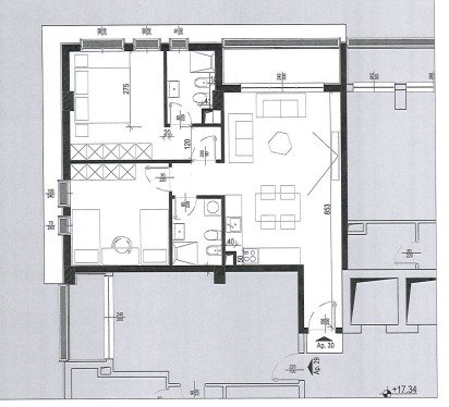 Tirane, shitet apartament 2+1+BLK Kati 5, 100 m² 95.095 Euro (Rruga Loni Ligori)