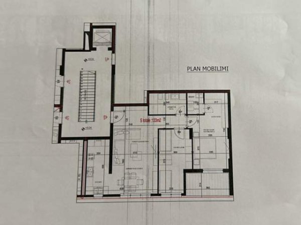 Tirane, shes apartament 2+1+BLK Kati 2, 133 m² 215.500 Euro (Rruga e Elbasanit)