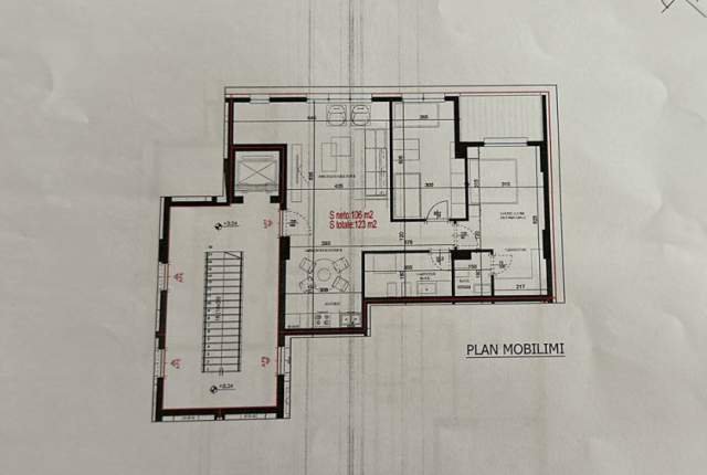Tirane, shes apartament 2+1+BLK Kati 2, 123 m² 199.300 Euro (rruga e elbasanit)