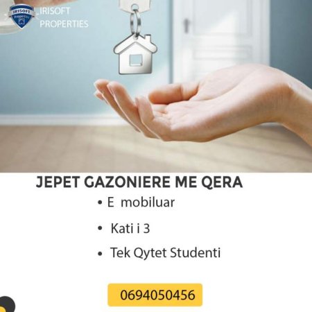 Tirane, jap me qera garsonier Kati 3, 50 m² 22.000 Leke (Qyteti Studenti)