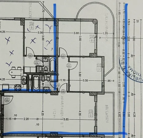 Apartament 2+1 në shitje, Sarandë
