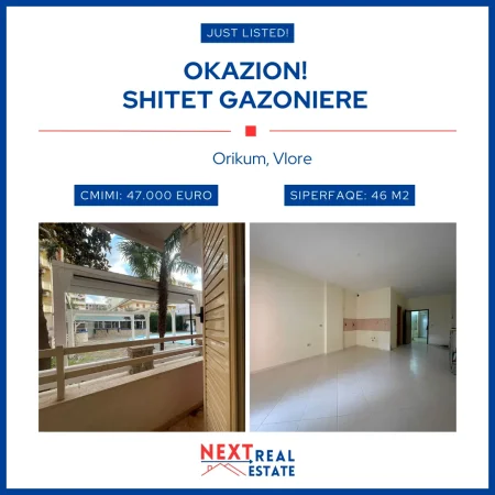 OKAZION! SHITET GAZONIERE NE ORIKUM, VLORE