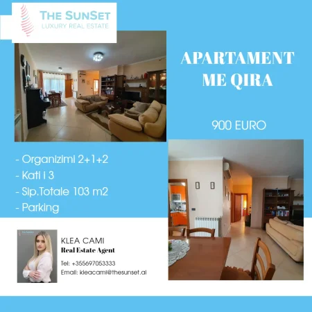 Apartament me qira Stadiumi Arena 900 Euro!