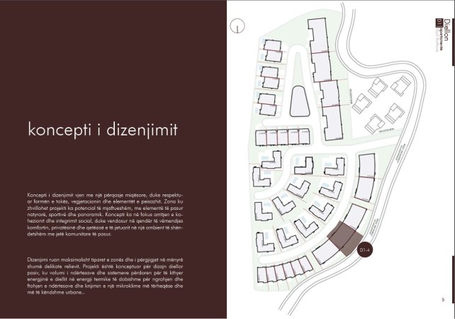 Shitet Apartament Modern 1+1 me 1 Post Parkimi, Rezidenca Diellon, Tiranë