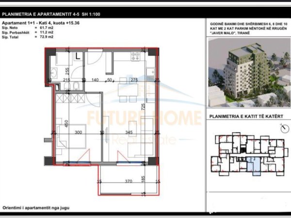 Shitet, Apartament 1+1, Ish Parku, Tiranë.