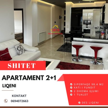 Apartament 2+1 në shitje me pamje nga Liqenit