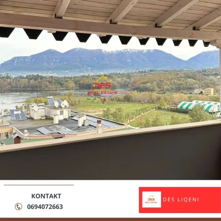 Apartament 2+1 në shitje me pamje nga Liqenit