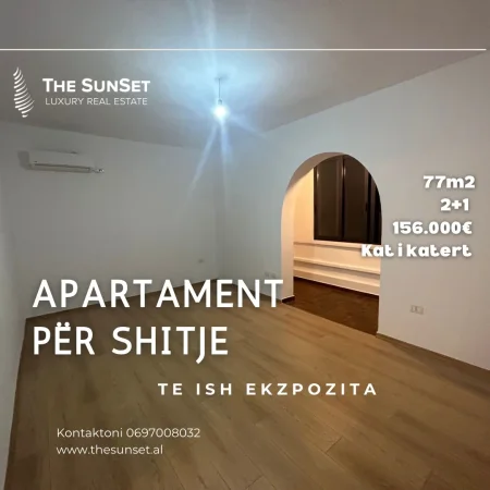 Apartament per shitje ne tirane prapa ish ekspozites pallat ekzistues kat i katert