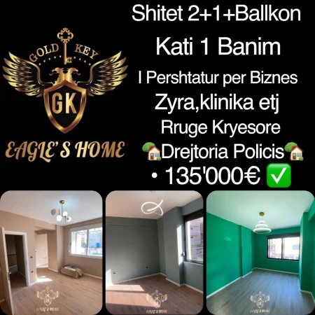 Shitet Apartament• Mundesi ideale shfrytzimi per biznes
• Kati 1 Banim i Dyti nga toka ne rruge kryesore me shume levizje
🏡Drejtoria Policis Durres🏡
