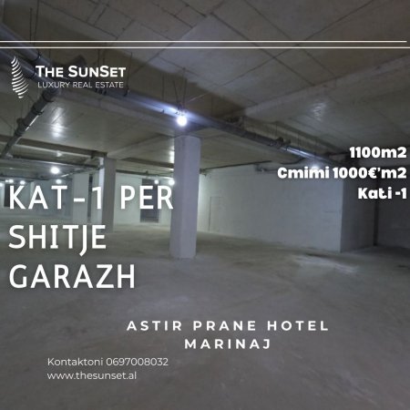 Garazh 1100m2 per shitje Astir,Tirane