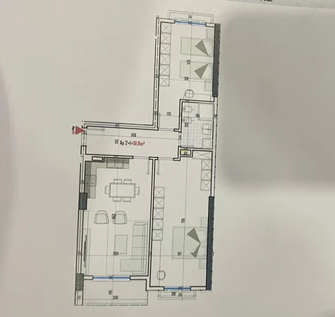 APARTAMENTE 1+1, 2+1 NE SHITJE NE KAMEZ