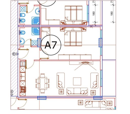 Apartament 1+1 në shitje në Paskuqan