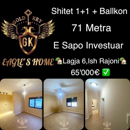 Shitet • 1+1+Ballkon• E Sapo Investuar🏡Ish Rajoni,Lagja 6🏡