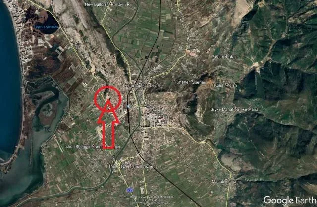 Shengjin, Shitet Truall 27.310 m² & Ndertese 62 m², Cmimi Referues 46.200.000 Leke (Ishull-Shengjin, Lezhe)