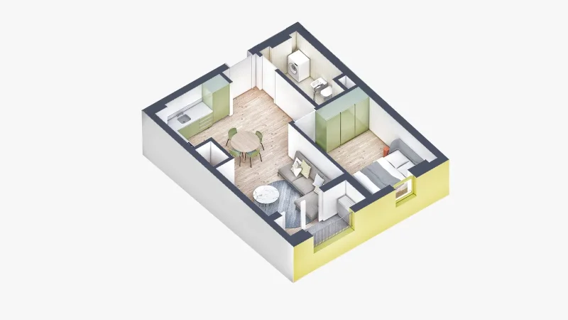 Shes apartament  1+1 !