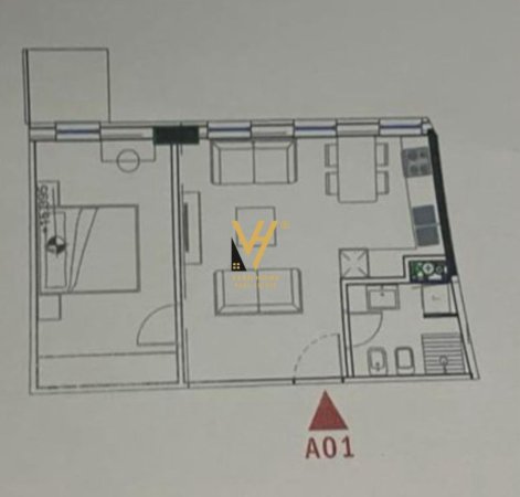 SHITET APARTAMENT 1+1+BLK TEK BULEVARDI I RI 94.000 EURO