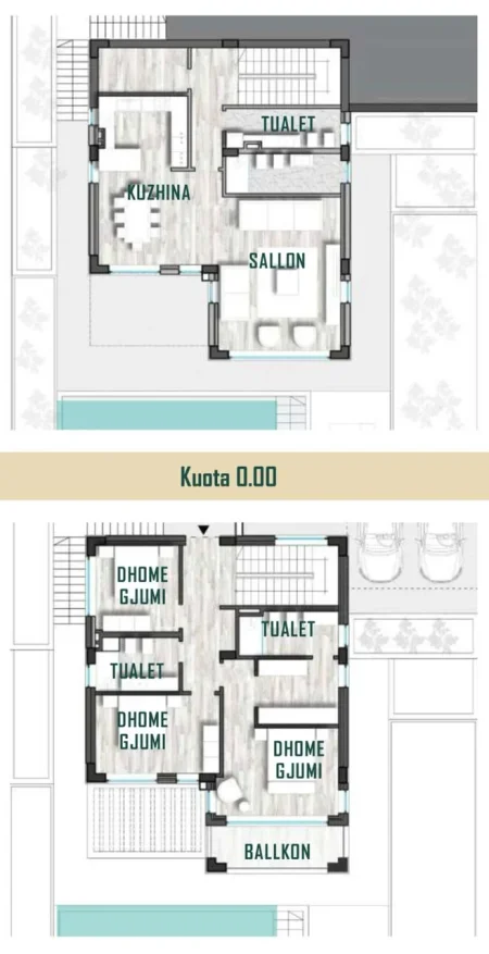 Vilë 2-katëshe në shitje, Rezidenca San Nicolas