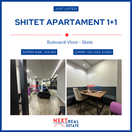 SHITET APARTAMENT 1+1 NE SKELE, VLORE