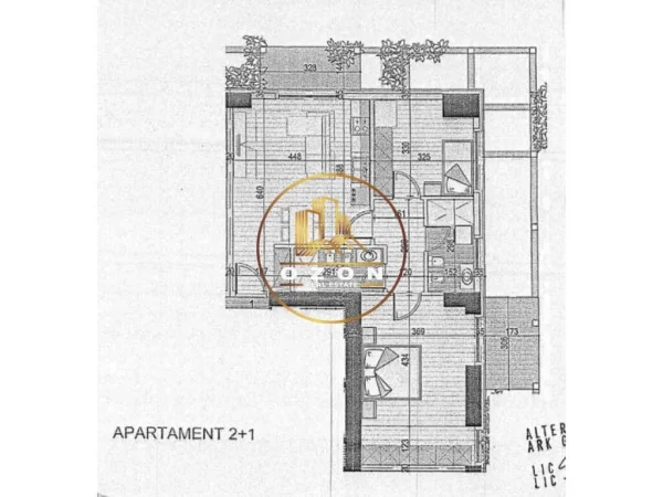 Apartament 2+1 & Post parkimi me Qira tek Tirana Garden Building!
