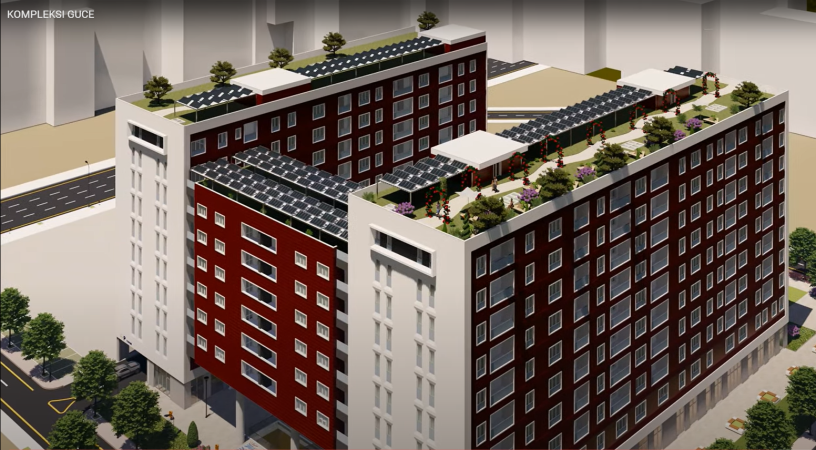 Apartamenti 1+1 në kompleksin Guce është një mundësi e shkëlqyeshme për të blerë një banesë në një zonë të zhvilluar në Tiranë.
