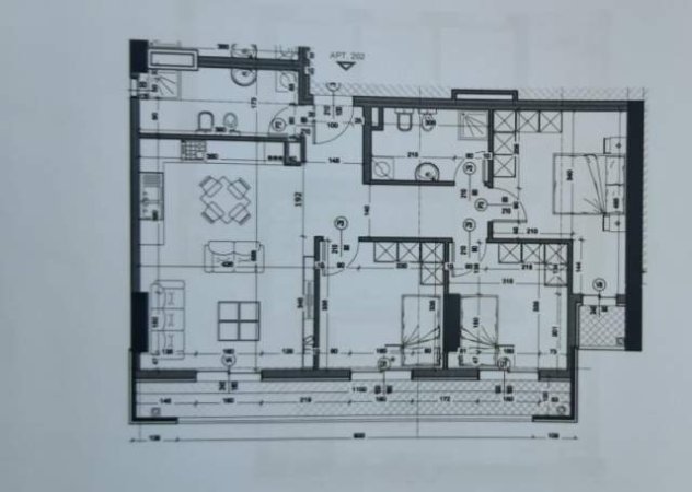 Tirane, shitet apartament 3+1+BLK Kati 2, 126 m² 125.460 Euro (Rruga e Kavajes)