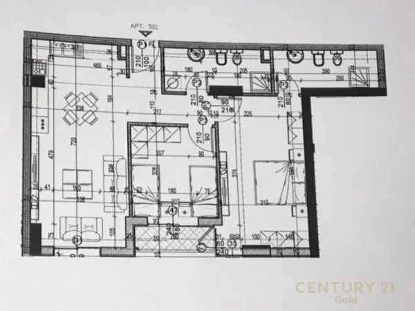 SHITET APARTAMENT 2+1 TE MIRABELLA