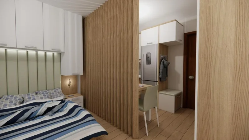 JEPET ME QERA GARSONIERE 45 M2 E PERSHTATSHME PER AIR BNB 530 EURO KOMUNA E PARISIT