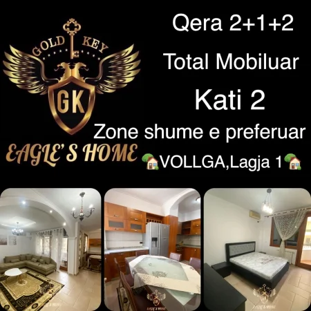Qera• 2+1+2 me 2 ballkone• Total Mobiluar, me kondicioner dhe kaldajë
🏡Vollga Lagja 1🏡