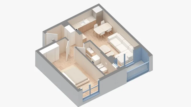 Shes apartament  1+1!