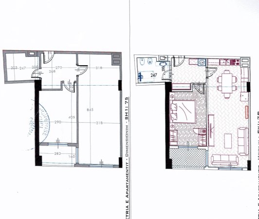 SHITJE URGJENTE... APARTAMENT 1+1 TE STACIONI I TRENIT