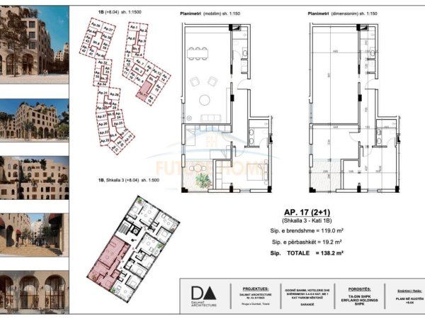 Shitet,Apartament 2+1,Marina City Park,Sarande RV38487