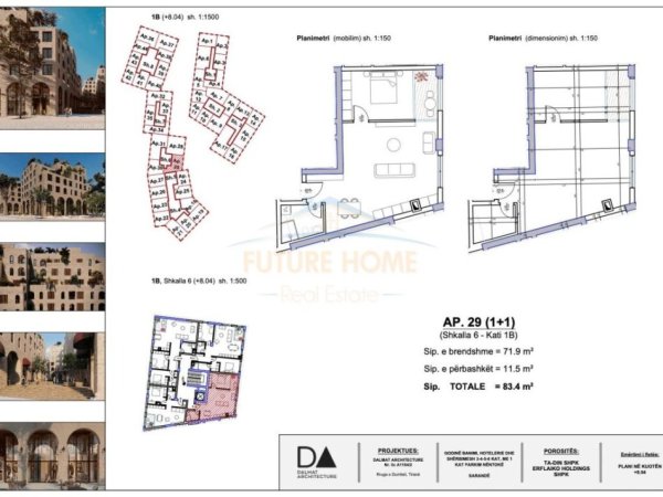 Shitet,Apartament 1+1,Marina City Park,Sarande.RV38496