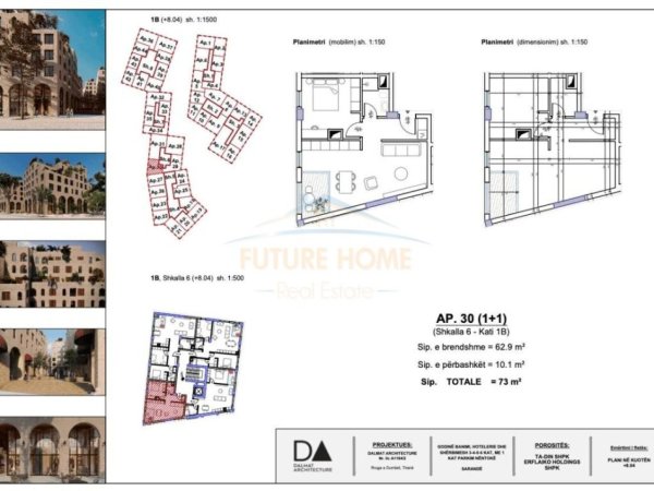 Shitet,Apartament 1+1,Marina City Park,Sarande.RV38498