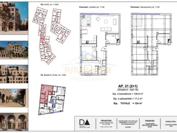 Shitet,Apartament 2+1,Marina City Park,Sarande.RV38499