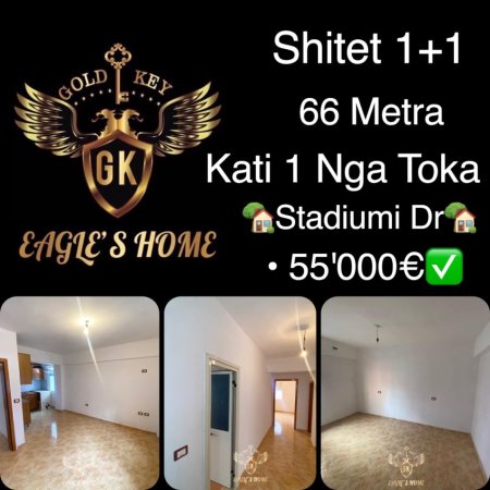 Shitet 1+1 + Ballkon• Kati 1 nga toka🏡Stadiumi Durres🏡
• 55'000€ ✅