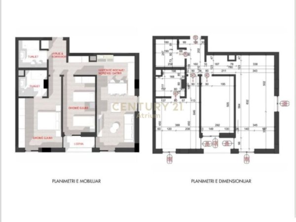 Apartament 2+1+2 per Qira Prane Klanit ! 500€