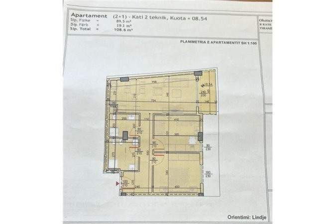 Shitet Apartament 2+1 ne Astir, Rruga Teodor Keko