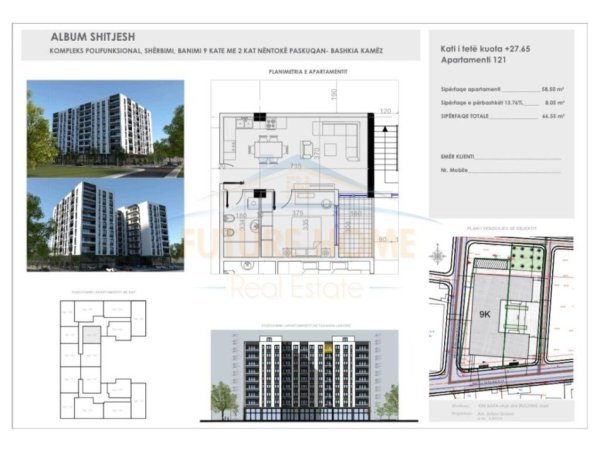 Shitet, Apartament 1+1, Paskuqan, Tirane