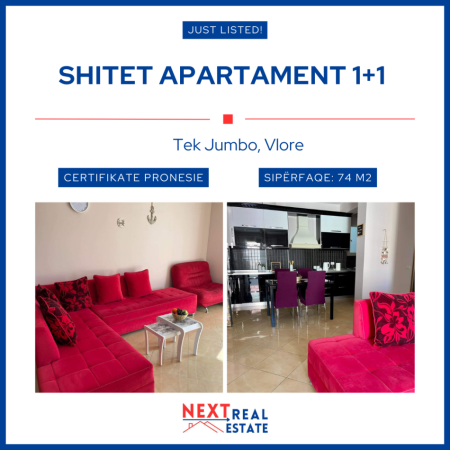 🆕🔥 SHITET APARTAMENT 1+1 NE VLORE