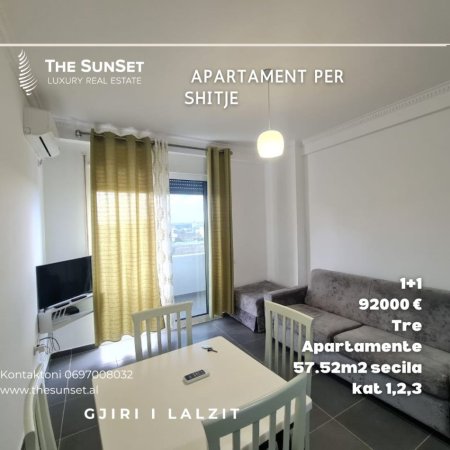 Tre Apartamente ne fund te gjirit te lalezit 1+1 92000€