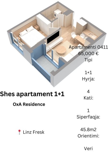 Shes apartament 1+1