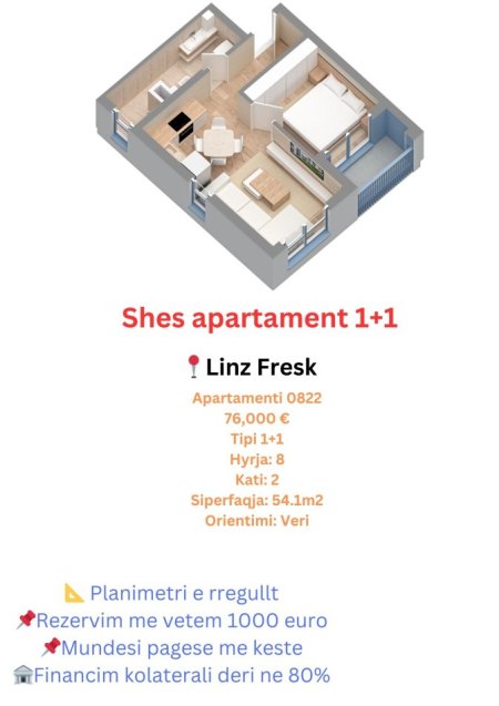 Shes apartament 1+1