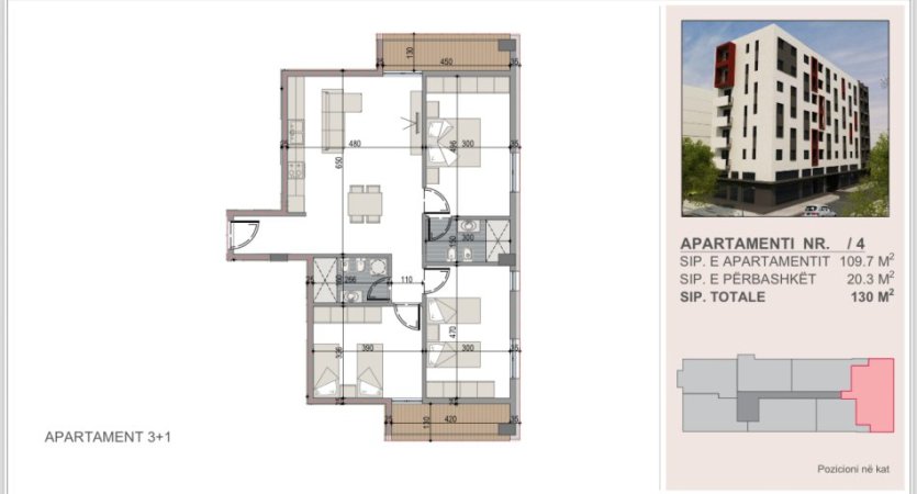 🏡❗ Shitet Apartament 3+1+2+BLK❗